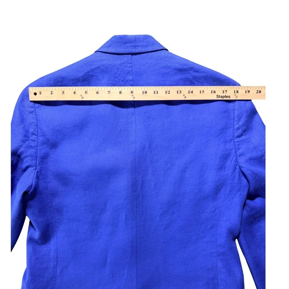 Polo by Ralph Lauren Linen Sport Coat Blazer Royal Blue Med 40R SEE MEASUREMENTS